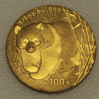 Goldmünze 1/4oz "Panda - 2001" (China) 