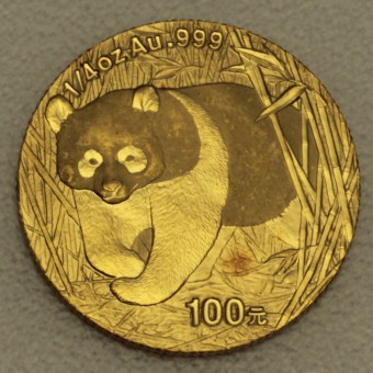 Goldmünze 1/4oz "Panda - 2002" (China) 