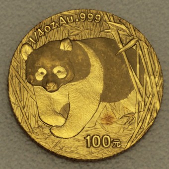 Goldmünze 1/4oz "Panda" 2002 (China)