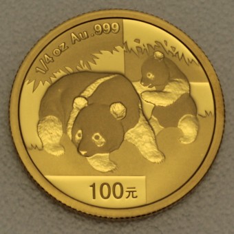 Goldmünze 1/4oz "Panda - 2008" (China) 