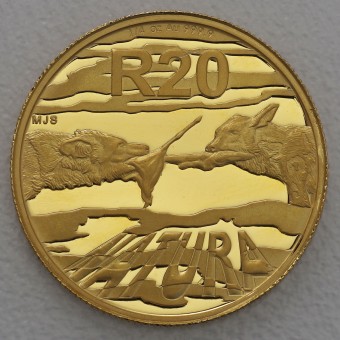 Goldmünze 1/4oz "Wildhund" 2012 Natura - Safari durch Südafrika (Südafrika)