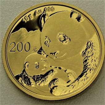 Goldmünze 15g "Panda - 2019" (China) 