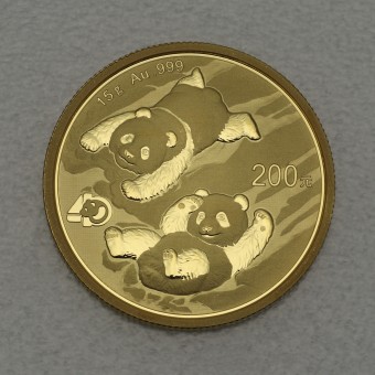 Goldmünze 15g "Panda" 2022 (China)