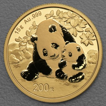 Goldmünze 15g "Panda" 2024 (China)