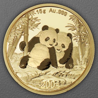 Goldmünze 15g "Panda" 2026 (China)