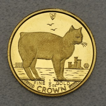 Goldmünze 1/5oz "Manx Cat" 1988 Cats (Isle of Man)