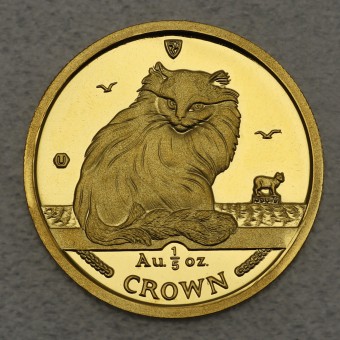 Goldmünze 1/5oz "Turkish Cat" 1995 Cats (Isle of Man)