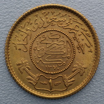 Goldmünze "1 Guinea - 1950" (Saudi Arabien) 