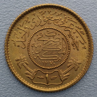 Goldmünze "1 Guinea - 1950" (Saudi Arabien) 