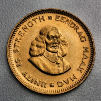 Goldmünze "1 Rand" (Südafrika) 