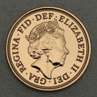 Goldmünze "1 Sovereign/Elisabeth II. 2015ff" 