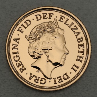 Goldmünze 1 Sovereign "Elizabeth II." 2015-2022 (Großbritannien)