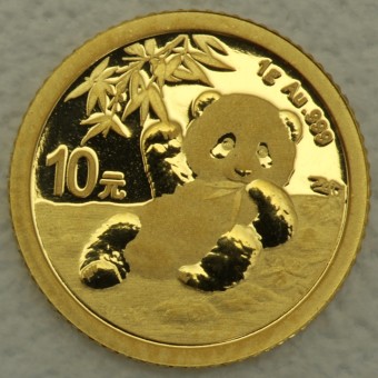 Goldmünze 1g "Panda" 2020 (China)