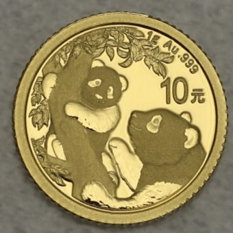 Goldmünze 1g "Panda - 2021" (China) 