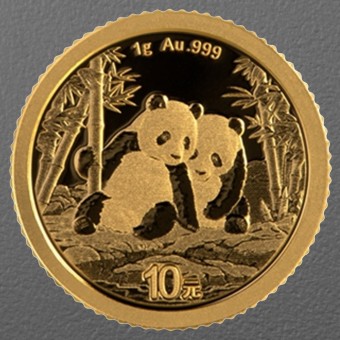Goldmünze 1g "Panda" 2026 (China)