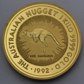 Goldmünze 1kg "Känguru/Nugget 1992" (Australien) 