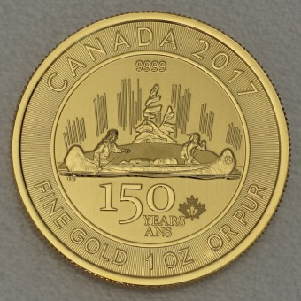 Goldmünze 1oz "150 Jahre Kanada Voyageur 2017" 
