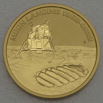 Goldmünze 1oz "50 Jahre Mondlandung" 2019 