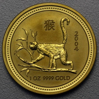 Goldmünze 1oz "Affe 2004" Lunar I 