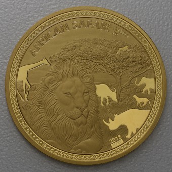 Goldmünze 1oz "Löwe" 2018 African Safari (Tschad)