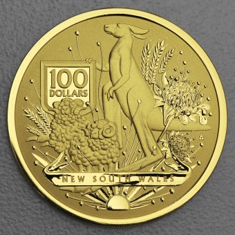 Goldmünze 1oz "New South Wales" 2022 Coat of Arms (Australien)