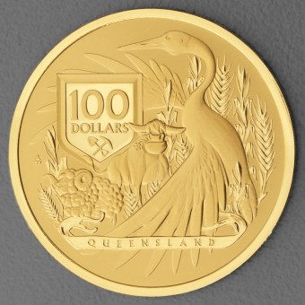 Goldmünze 1oz "Queensland" 2023 Coat of Arms (Australien)