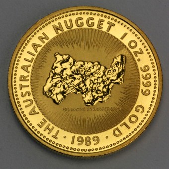 Goldmünze 1oz "Australian Nugget 1989" 