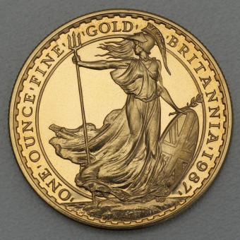Goldmünze 1oz "Britannia" 1987 (Großbritannien)