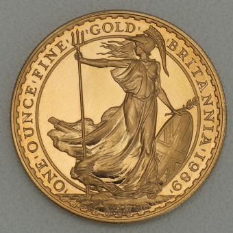 Goldmünze 1oz "Britannia" 1989 (Großbritannien)