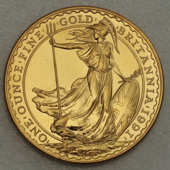Goldmünze 1oz "Britannia" 1991 (Großbritannien)