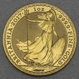 Goldmünze 1oz "Britannia" 2017 (UK)