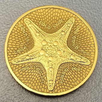 Goldmünze 1oz "Cook Islands - Gold-Star" 2021 