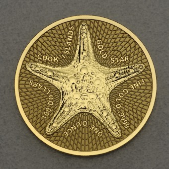 Goldmünze 1oz "Cook Islands - Gold-Star" 2022 