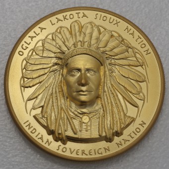 Goldmünze 1oz "Crazy Horse" 2023 (HR) Sioux Nation (USA)