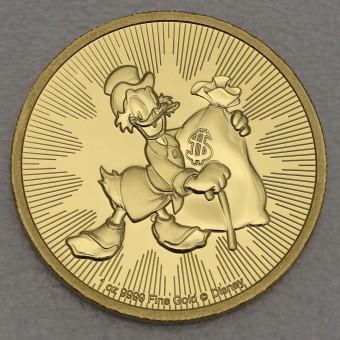 Goldmünze 1oz "Dagobert Duck" 2018 Disney (Niue)