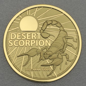 Goldmünze 1oz "Desert Scorpion 2022" (RAM) "Australias Most Dangerous" Serie
