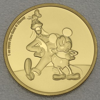 Goldmünze 1oz "Mickey & Goofy" 2021 Disney (Niue)