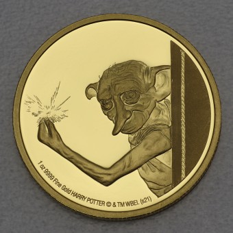 Goldmünze 1oz "Dobby, der Hauself" 2021 (PP) Harry Potter™ Classic (Niue)