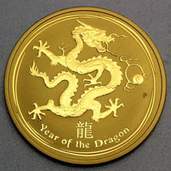 Goldmünze 1oz "Drache 2012" Lunar II 