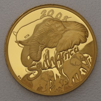 Goldmünze 1oz "Elefant" 2008 Natura - Giants of Africa (Südafrika)