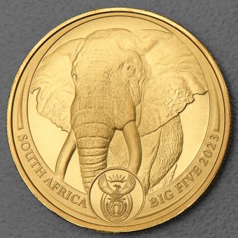 Goldmünze 1oz "Elefant 2023 - Big Five II" South Africa Big Five Series II