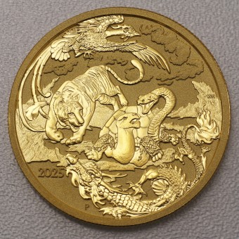 Goldmünze 1oz "Four Guardians" 2025 Chinese Myths & Legends (Australien)