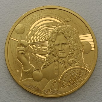 Goldmünze 1oz "Isaac Newton 2022" (Niue) Icons of Inspiration