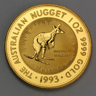 Goldmünze 1oz "Känguru" 1993 Australian Nugget (Australien)