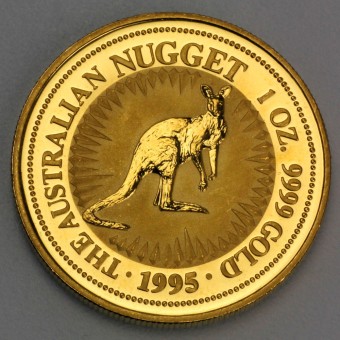 Goldmünze 1oz "Känguru/Nugget" 1995 (Australien)