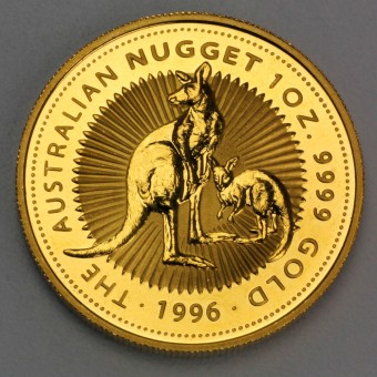 Goldmünze 1oz "Känguru/Nugget 1996" (Australien) 