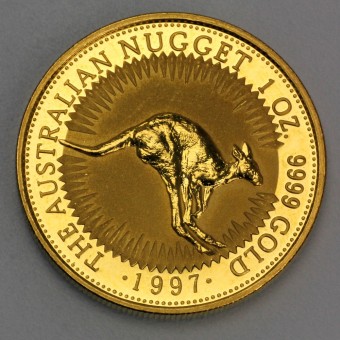 Goldmünze 1oz "Känguru/Nugget 1997" (Australien) 