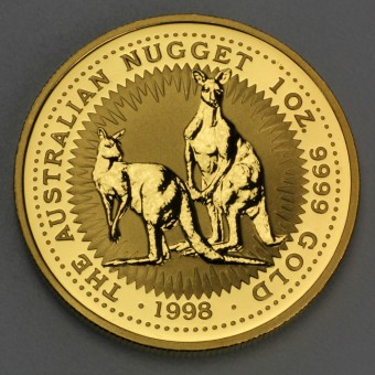 Goldmünze 1oz "Känguru/Nugget 1998" (Australien) 