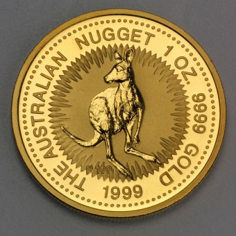 Goldmünze 1oz "Känguru/Nugget 1999" (Australien) 