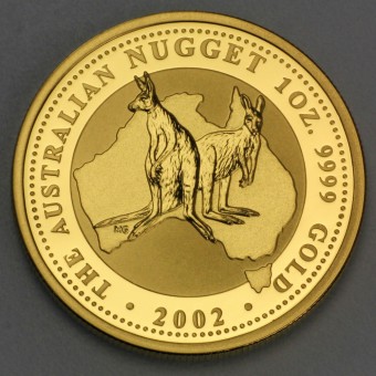 Goldmünze 1oz "Känguru/Nugget" 2002 (Australien)